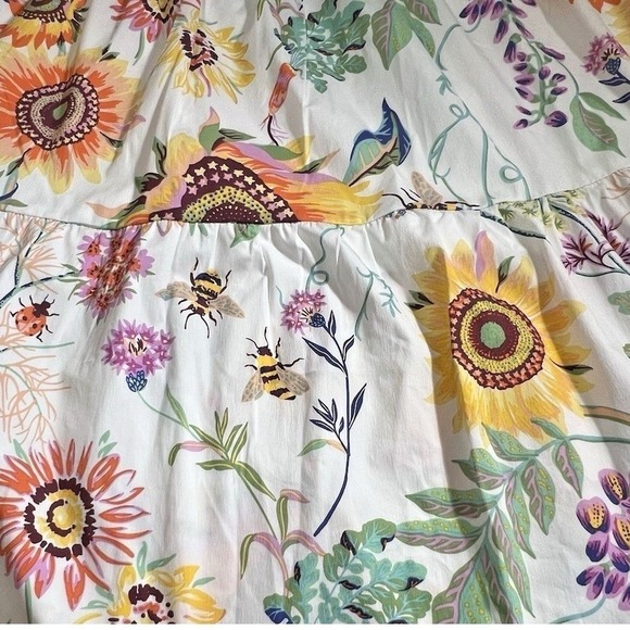 Elie Tahari Maxi Skirt NWT SUNFLOWER Floral Long M‎ Western Fairy Cottage BOHO - Picture 11 of 12